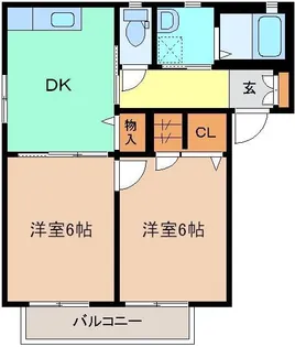 リーベン・ハオス B【1階】の間取り
