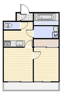 2DKの間取り画像