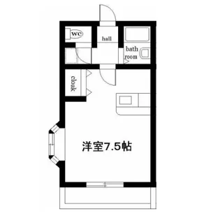 エレガンス岡【1階】の間取り