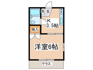 フォレストサイド【1階】の間取り