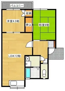 Tコーポ【2階】の間取り