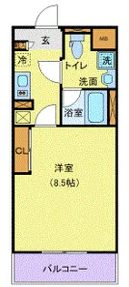 Access湘南平塚【14階】の間取り