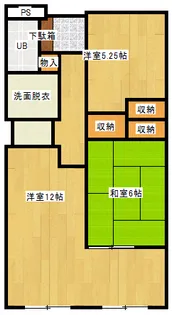 レジデンス名倉【3階】の間取り