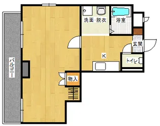 ノーサイド【2階】の間取り