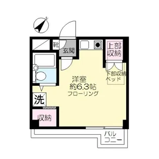 第3丸仙ハイツ【2階】の間取り