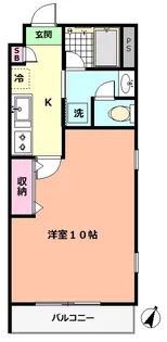 タイニィプールガーデン【3階】の間取り