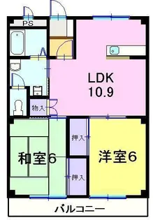 ネオハイツ【3階】の間取り