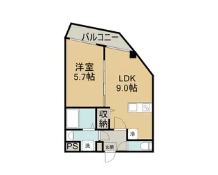 グレーシャルマン【3階】の間取り