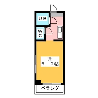 八幡コーポ【3階】の間取り