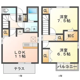 三重県四日市市伊坂台1【一戸建】の間取り