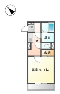 フローラルメゾン【2階】の間取り