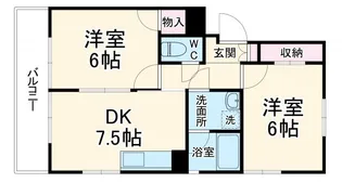 サンシティヒコタC3【2階】の間取り