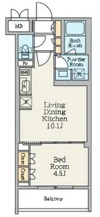 クレストコート池上六丁目【1階】の間取り