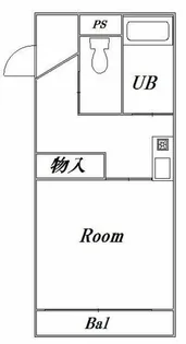 メゾンカワイ【4階】の間取り