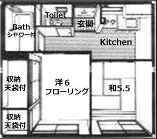 静岡県浜松市中央区富塚町【アパート】の間取り