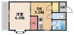 プラザダイエー草津【3階】の間取り