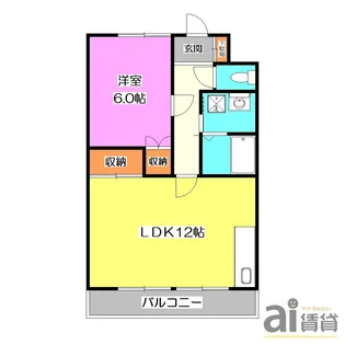 フレンズピュア【1階】の間取り