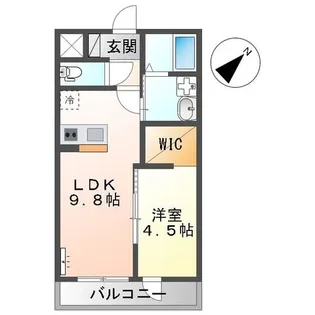 Wisteria【2階】の間取り