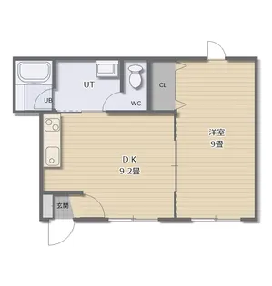 ディアコート【1階】の間取り