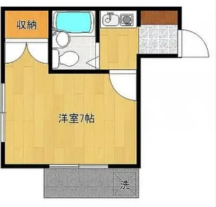オールドシティハイツ【1階】の間取り