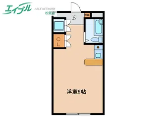 メゾンドヴェール【3階】の間取り