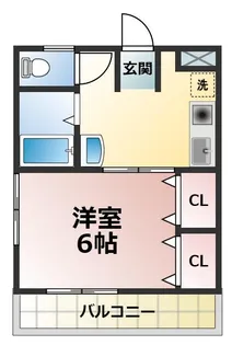 バーデンメモリアル市川【2階】の間取り