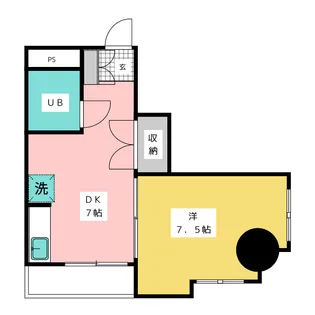 キャッスル北沢【2階】の間取り