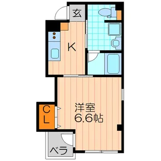 サンハイツ北島【2階】の間取り
