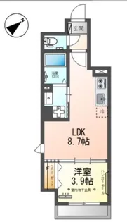 ピーニャ市川【1階】の間取り