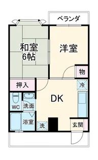 シャルム宮前A【2階】の間取り