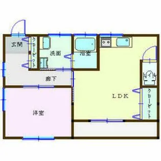 大関マンション【2階】の間取り