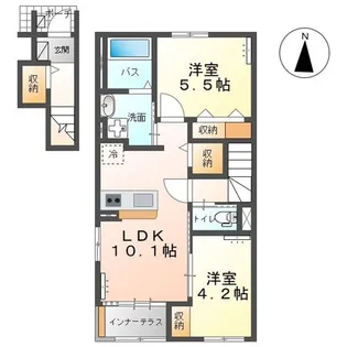 sakura【2階】の間取り