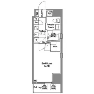 東京都新宿区西新宿3【マンション】の間取り