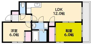 Nステージ庚午北【2階】の間取り
