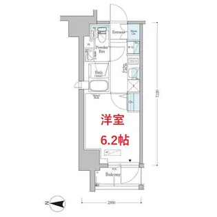 東京都品川区南品川1【マンション】の間取り
