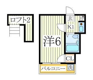 Court豊四季【1階】の間取り
