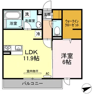 プレンティー曙【3階】の間取り