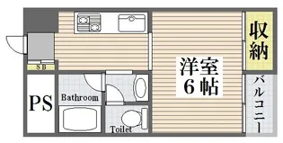 大阪府大阪市平野区流町3【マンション】の間取り