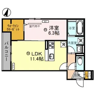 Clashist(クラシスト)常磐町【3階】の間取り