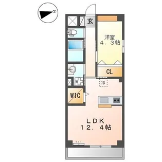 神奈川県大和市中央7【マンション】の間取り
