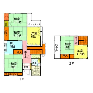 石川県金沢市寺町3【一戸建】の間取り