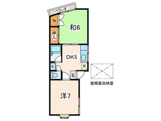 ライトコ-ト西浦賀【2階】の間取り