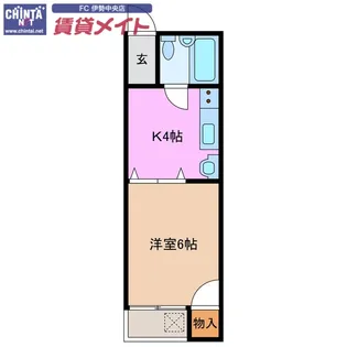 第2サンソンハイツ【2階】の間取り