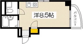第8田中興産ビル【5階】の間取り