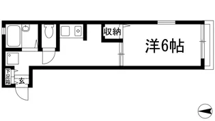 エステート小林【2階】の間取り