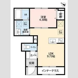 埼玉県鴻巣市大間3【アパート】の間取り