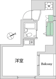 スカイコート銀座東【4階】の間取り