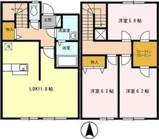 宮城県仙台市太白区四郎丸字吹上【一戸建】の間取り