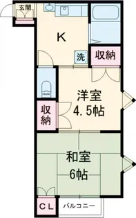 サリーダシティ【1階】の間取り