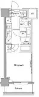 ザ・パークハビオ西大井【6階】の間取り